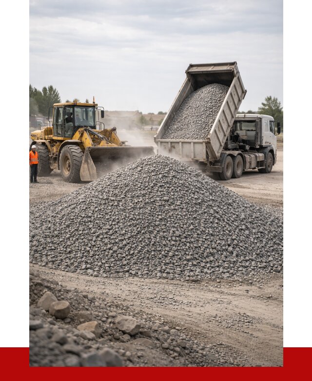 Купить щебень с доставкой в Тихорецке от 2577 руб. | ПРОНЕРУДТхр