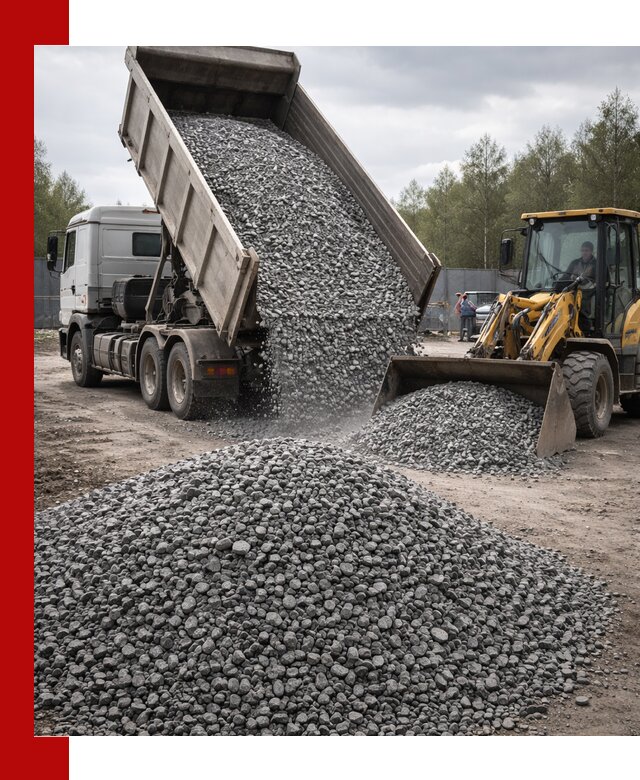 Доставка и продажа щебня гранитного в Тихорецке