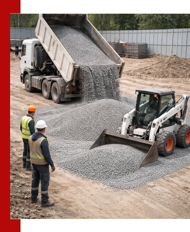 Доставка и продажа гранитного щебня фракции 0-5 в Тихорецке