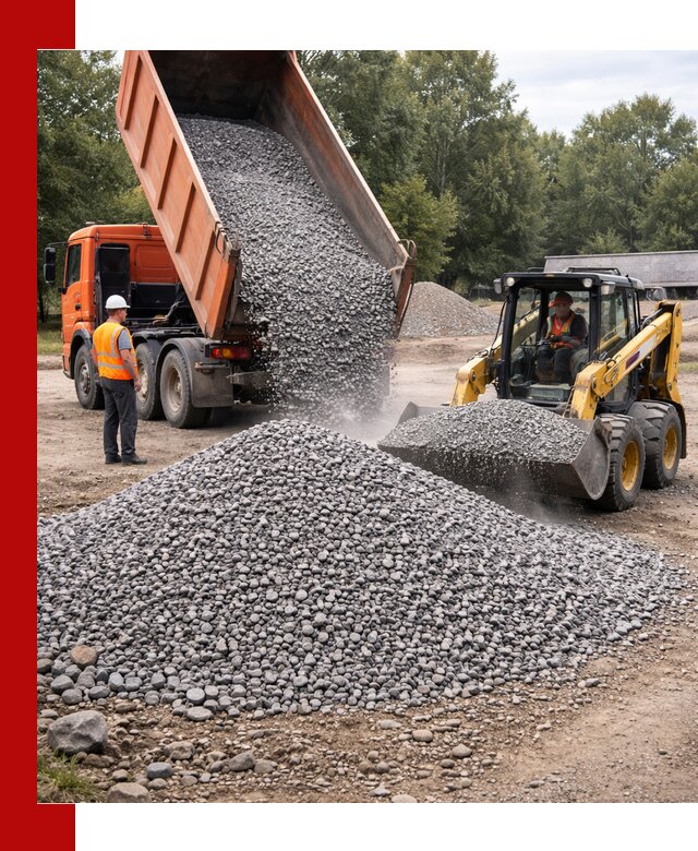 Купить гранитный щебень фракции 5–10 в Тихорецке с доставкой