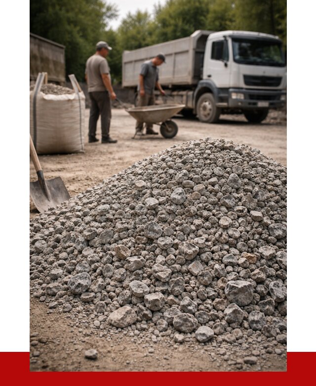 Гранитный щебень фракция 20-40 в Тихорецке от 3298 руб. ПРОНЕРУДТхр