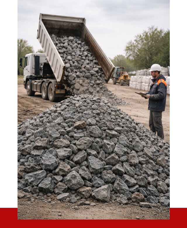 Гранитный щебень фракция 100-200 в Тихорецке от 4329 р. ПРОНЕРУДТхр