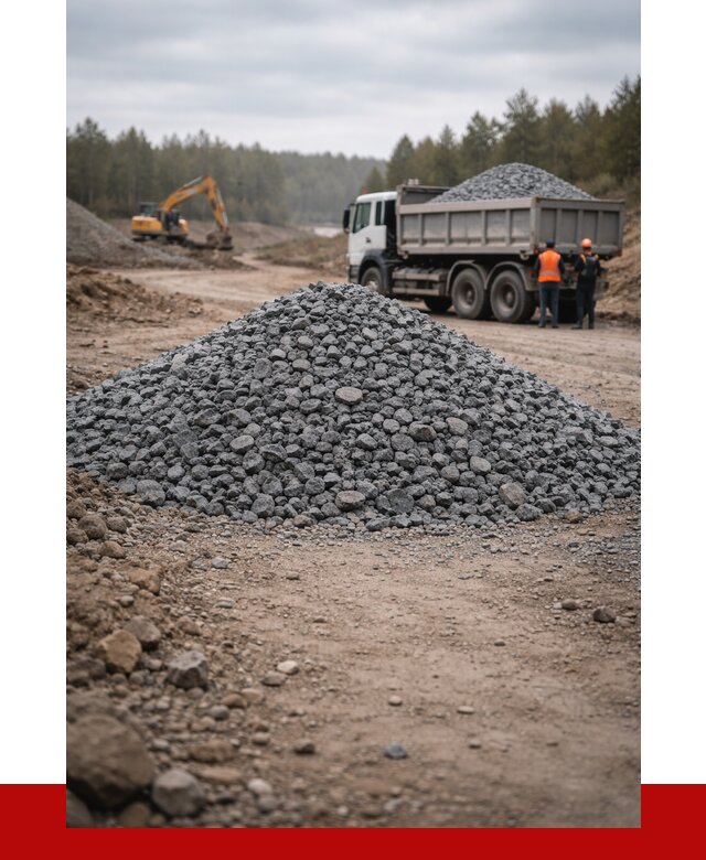 Щебень габбро диабаз фракция 40-70 в Тихорецке от 2268 р-ПРОНЕРУДТхр