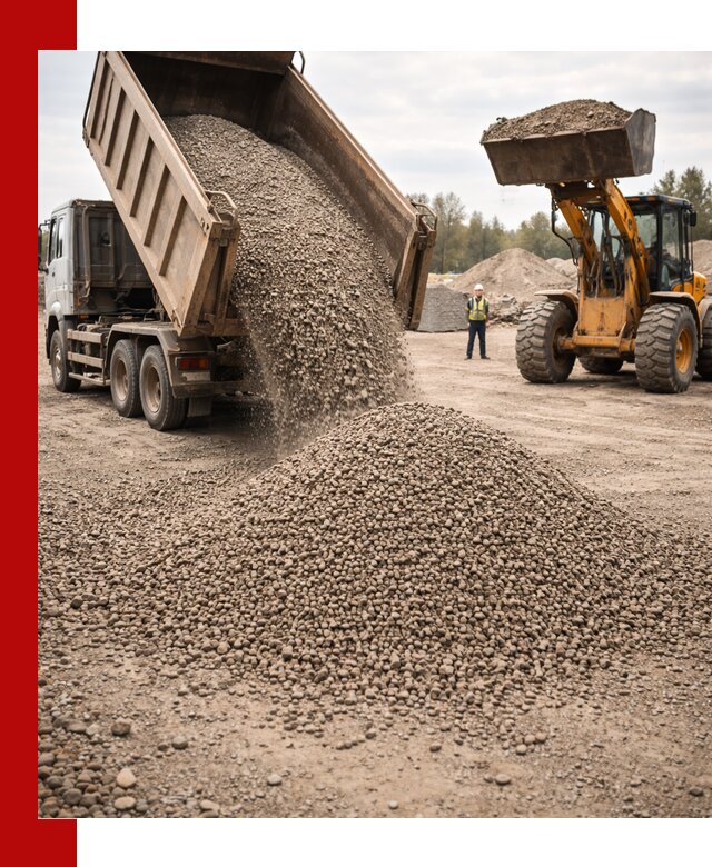 Гравийный щебень фракция 3–10 с доставкой в Тихорецке