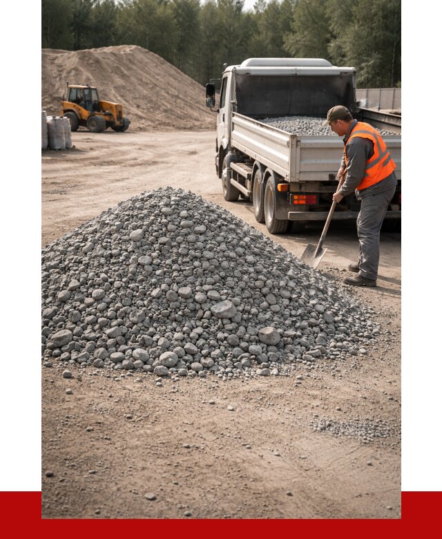 Гравийный щебень фракция 5-10 в Тихорецке от 2268 р. | ПРОНЕРУДТхр