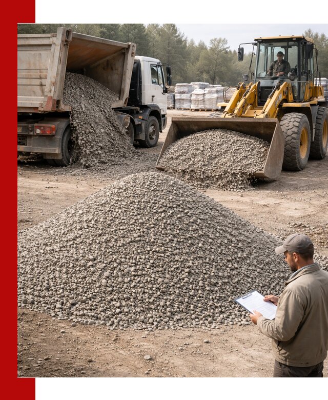 Гравийный щебень фракция 5–10 с доставкой в Тихорецке