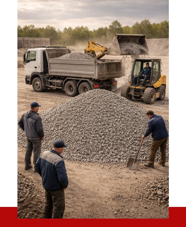 Гравийный щебень фракция 5-20 в Тихорецке от 2474 р. ПРОНЕРУДТхр