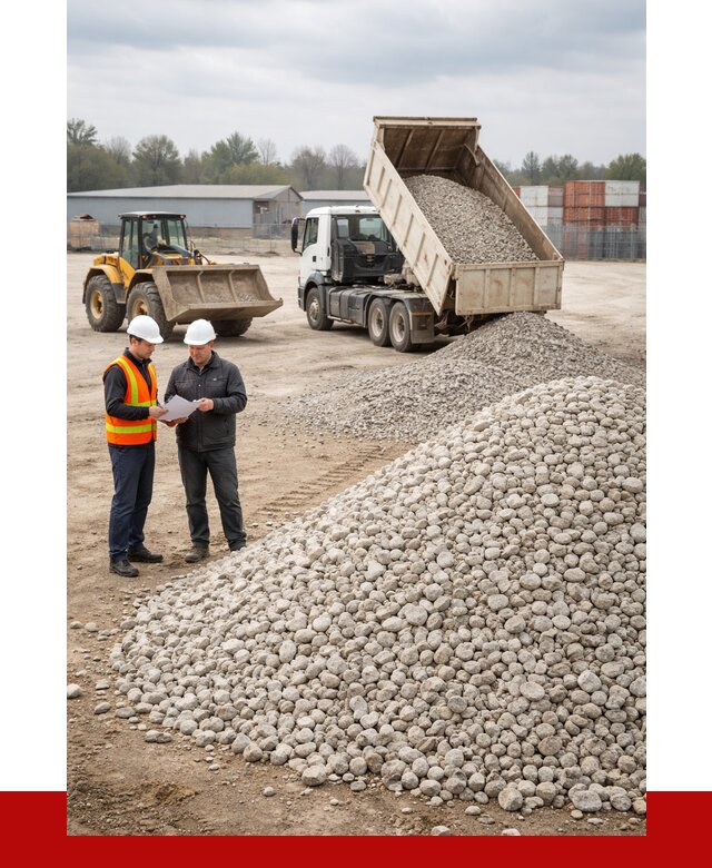 Известняковый щебень в Тихорецке от 1443 р. доставка | ПРОНЕРУДТхр