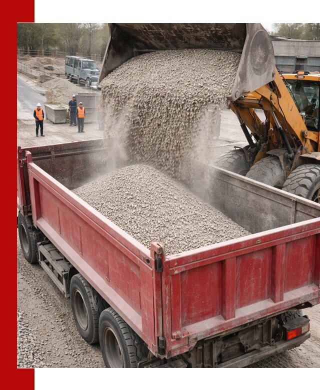 Купить известняковый щебень фракции 0-5 с доставкой в Тихорецке