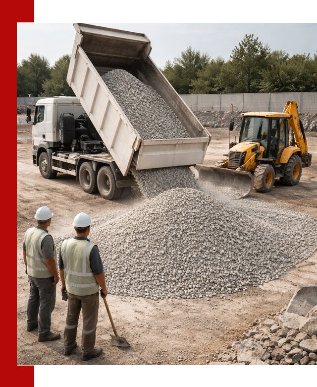 Купить известняковый щебень фракции 5–10 мм с доставкой в Тихорецке
