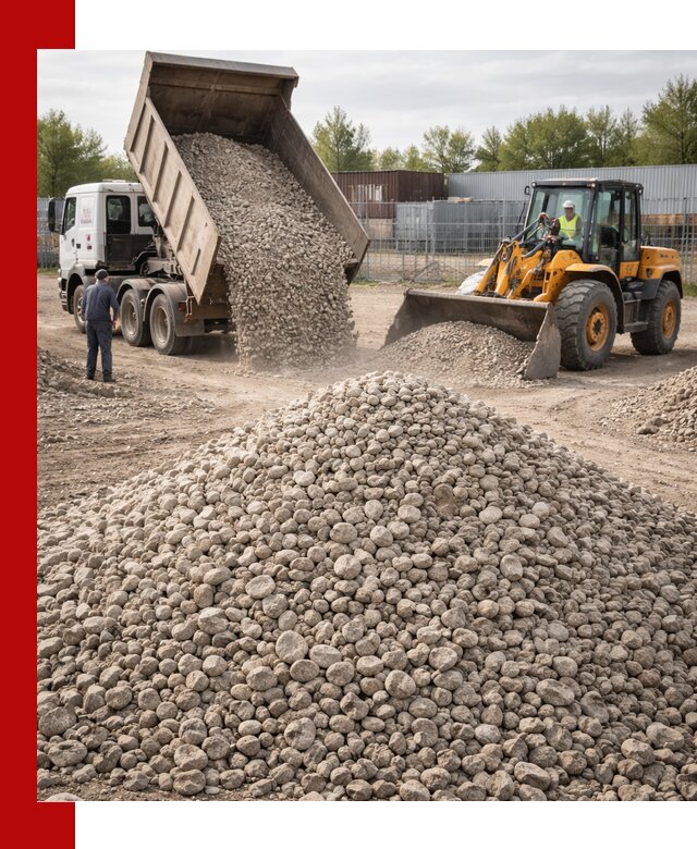 Доломитовый щебень фракции 20–41 с доставкой в Тихорецке