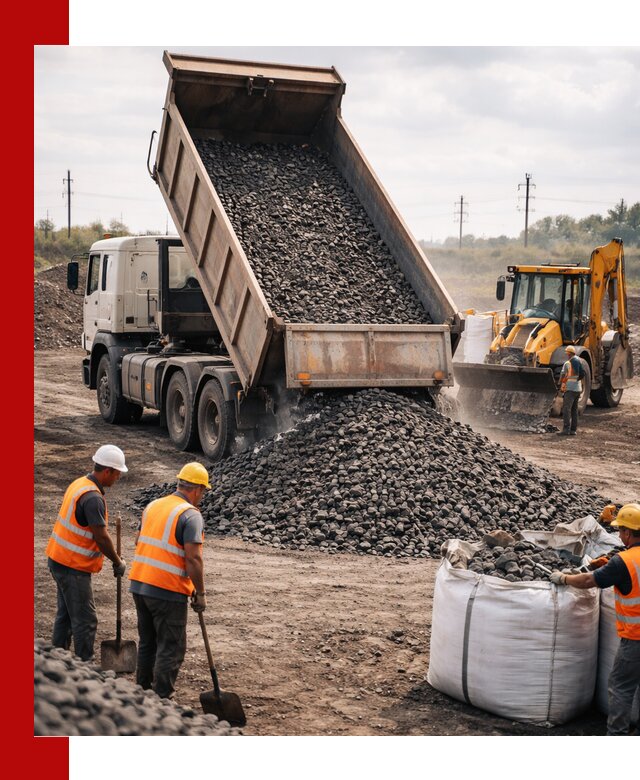 Шлаковый щебень фракция 40-70 с доставкой в Тихорецке