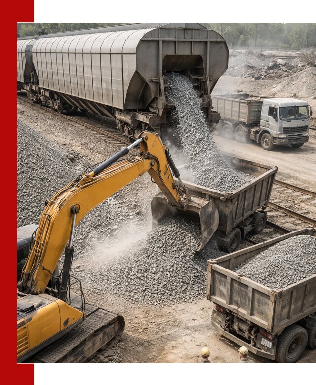 Доставка железнодорожного щебня в Тихорецке крупными партиями быстрого отгруза