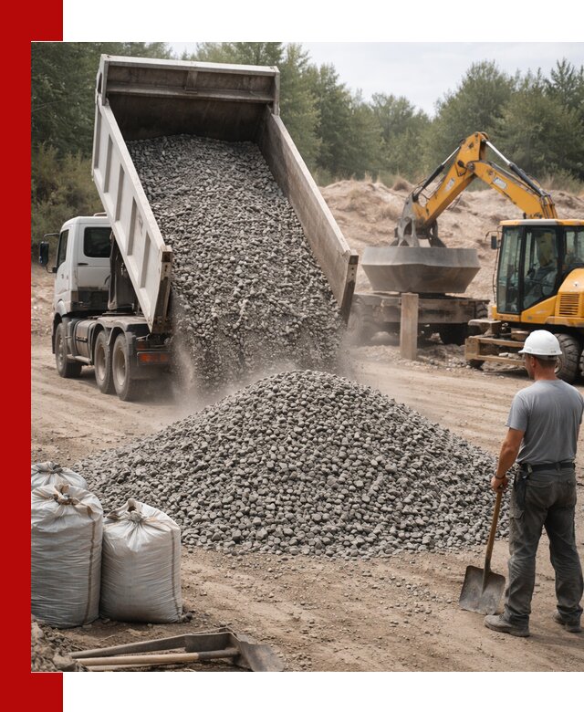 Доставка и продажа бетонного щебня в Тихорецке