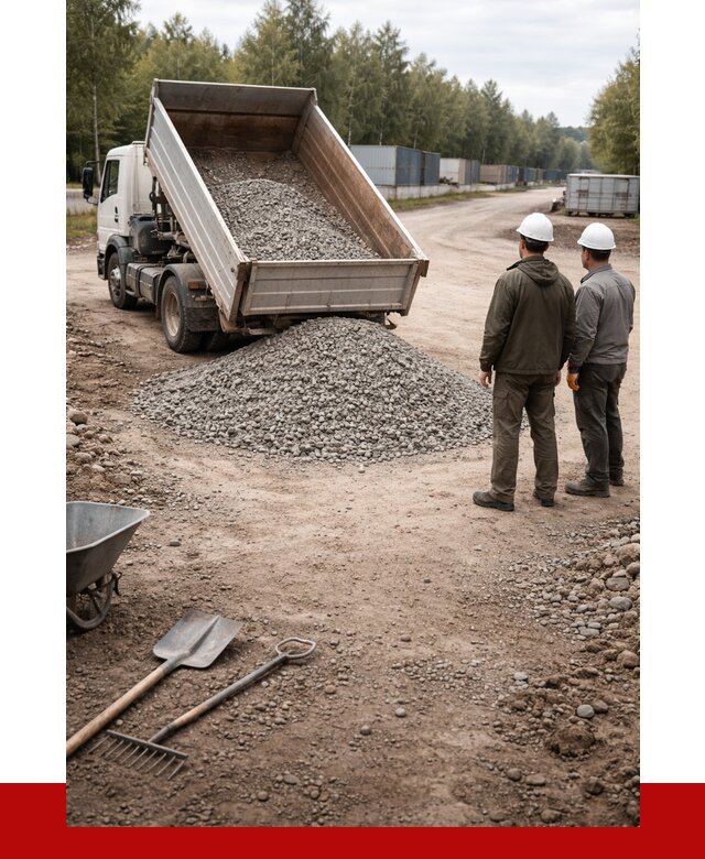 Бетонный щебень фракция 5-20 в Тихорецке от 3298 р., ПРОНЕРУДТхр