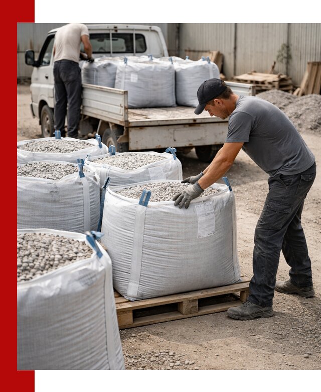 Доставка щебня в мешках по выгодным ценам в Тихорецке
