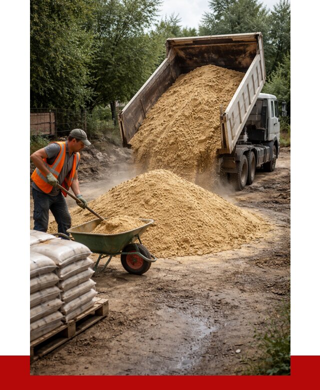 Купить песок с доставкой в Тихорецке от 1855 р. | ПРОНЕРУДТхр