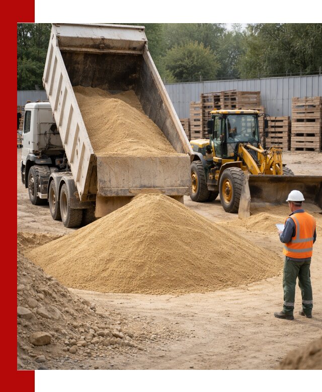 Доставка карьерного мелкозернистого песка в Тихорецке