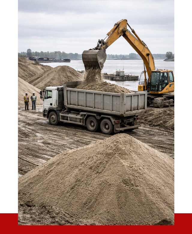 Купить речной песок навалом в Тихорецке от 1855 р., ПРОНЕРУДТхр