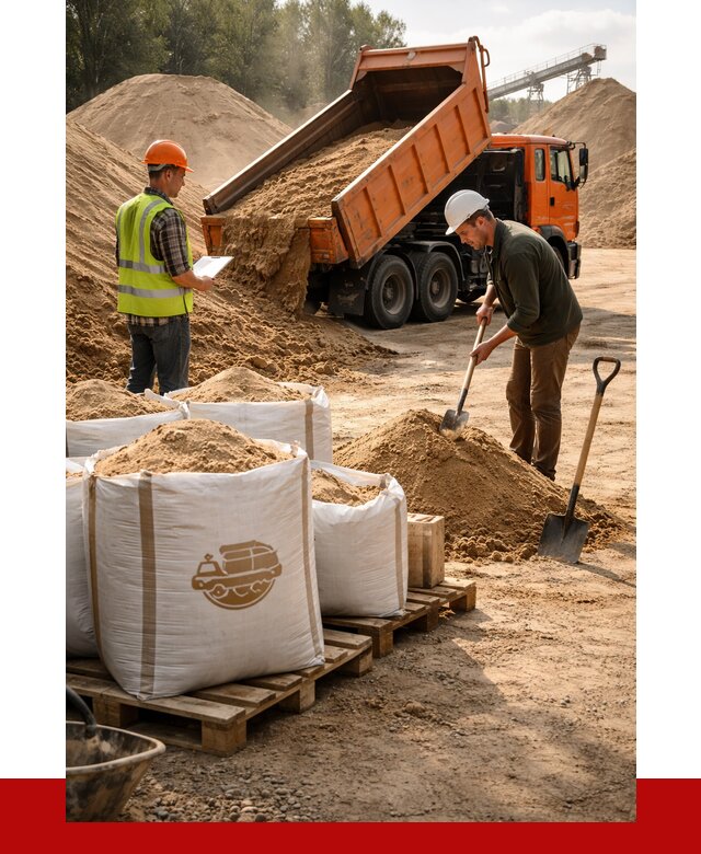 Строительный песок в Тихорецке от 2268 р. с доставкой, ПРОНЕРУДТхр