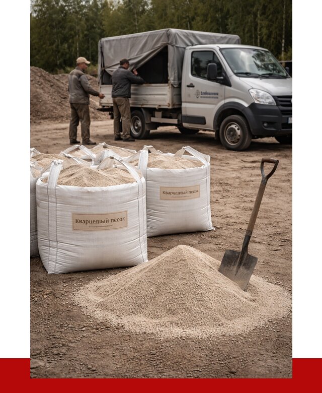 Кварцевый песок для пескоструя в Тихорецке от 4638 р. | ПРОНЕРУДТхр