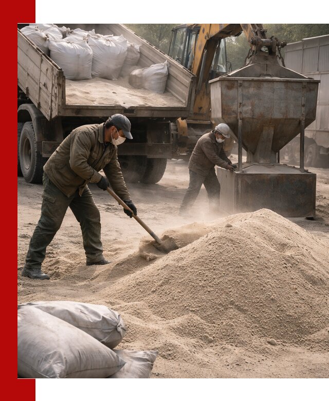 Кварцевый песок для пескоструя в Тихорецке — доставка и качество