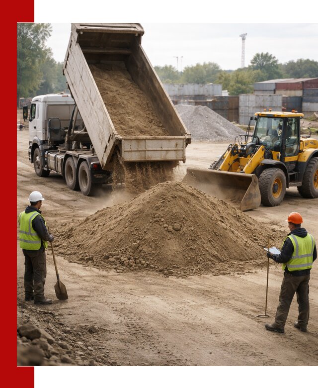 Доставка и продажа пескогрунта оптом и в розницу в Тихорецке