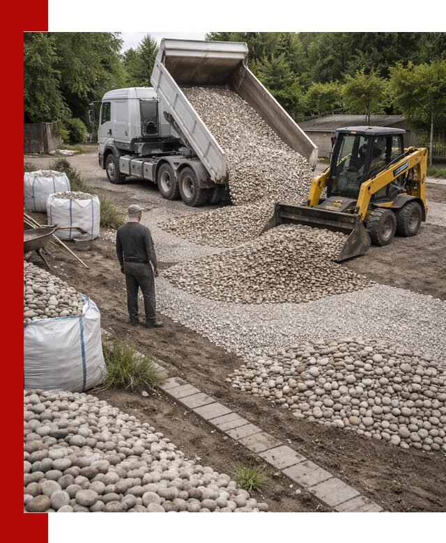 Доставка морской гальки оптом и в розницу в Тихорецке