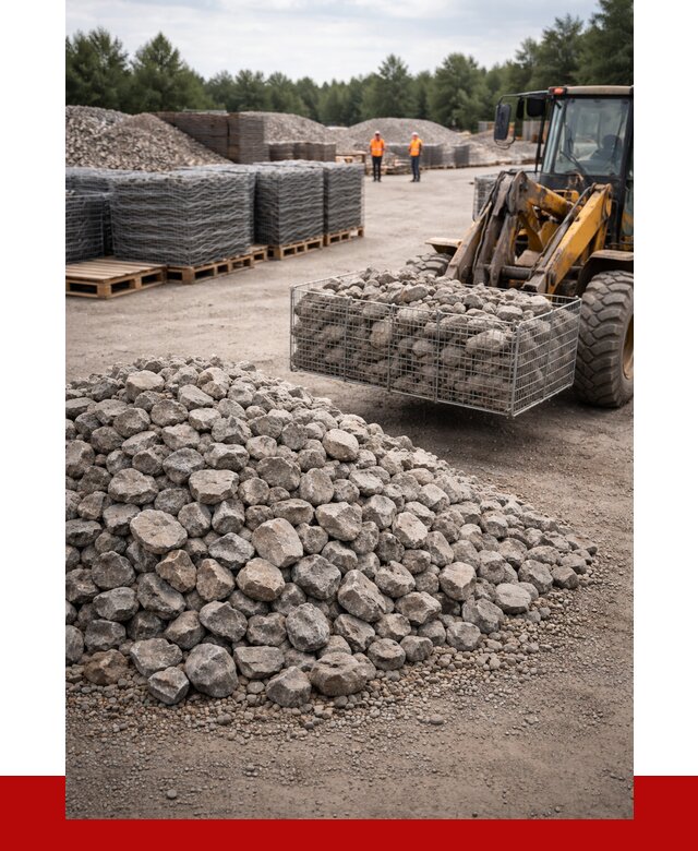 Камень для габионов фракция 70-150 в Тихорецке от 4329 р. | ПРОНЕРУДТхр