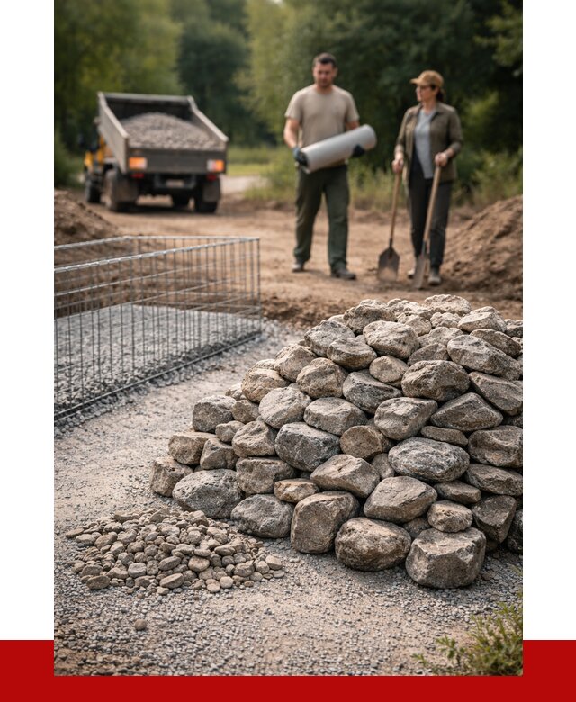 Камень для габионов фракция 100-200 в Тихорецке от 4947 р. | ПРОНЕРУДТхр