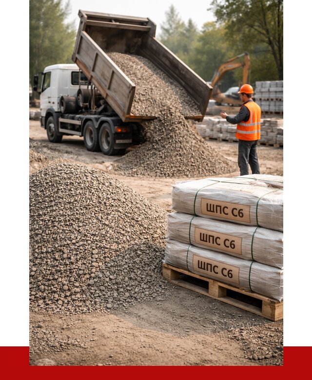 ЩПС С6 в Тихорецке с доставкой от 2268 р. за куб | ПРОНЕРУДТхр