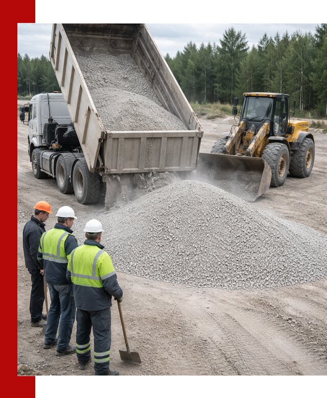Известняковый отсев 0-5 доставка в Тихорецке быстро и выгодно