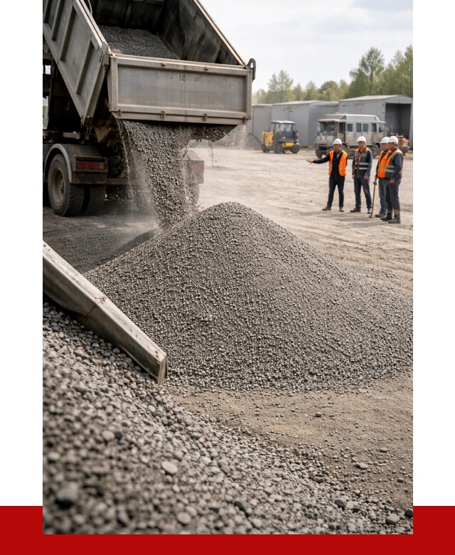 Гравийный отсев 0-5 в Тихорецке от 1237 р. с доставкой | ПРОНЕРУДТхр