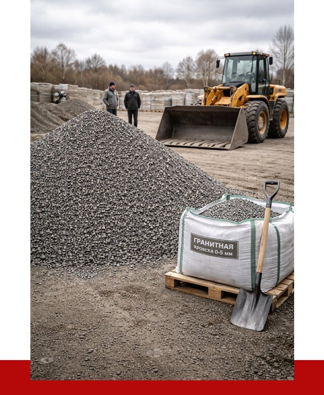 Купить гранитную крошку в Тихорецке от 4947 р. с доставкой | ПРОНЕРУДТхр