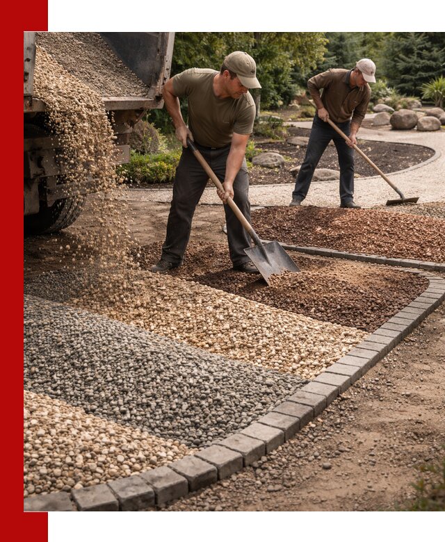 Декоративная крошка для ландшафта в Тихорецке — продажа и доставка