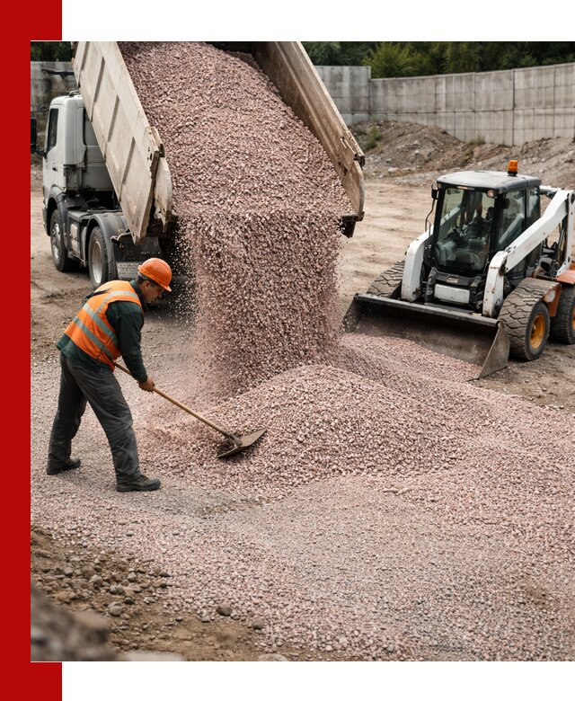 Крошка розовый гранит с доставкой в Тихорецке от производителя