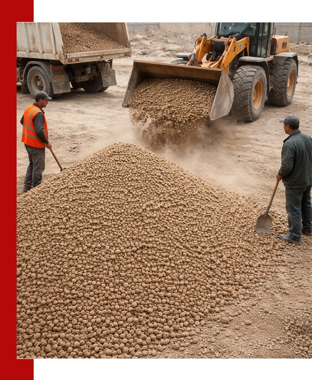 Керамзит фракция 10-20 с доставкой в Тихорецке