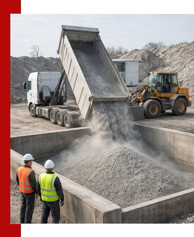 Доставка цемента навалом в Тихорецке крупными партиями