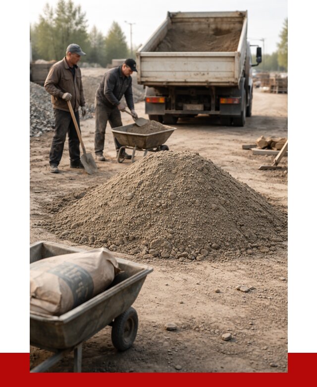 Цементно-песчаная смесь М150 в Тихорецке от 4844 р. | ПРОНЕРУДТхр