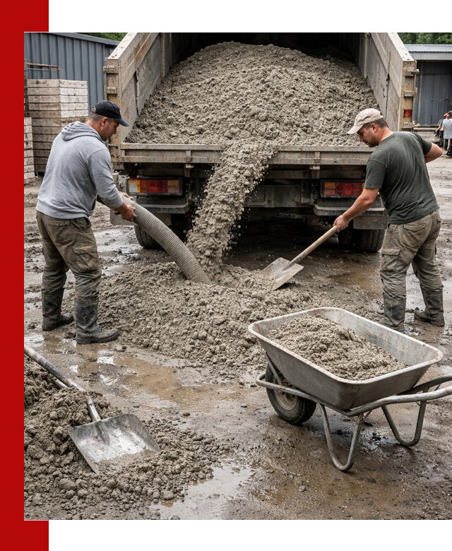 Цементно-песчаная смесь М150 доставка в Тихорецке