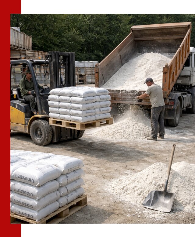 Доставка строительной извести оптом и в розницу в Тихорецке