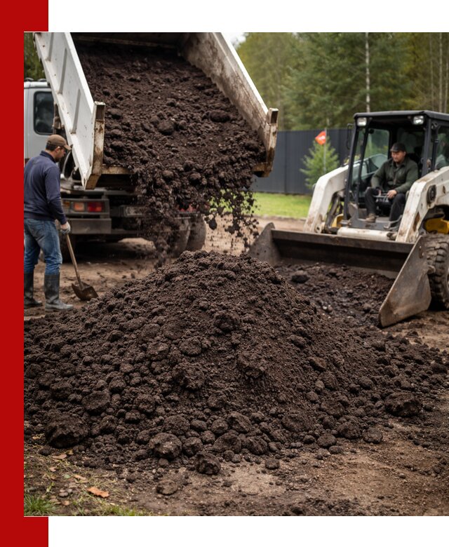 Плодородный грунт с доставкой в Тихорецке для садов и огородов