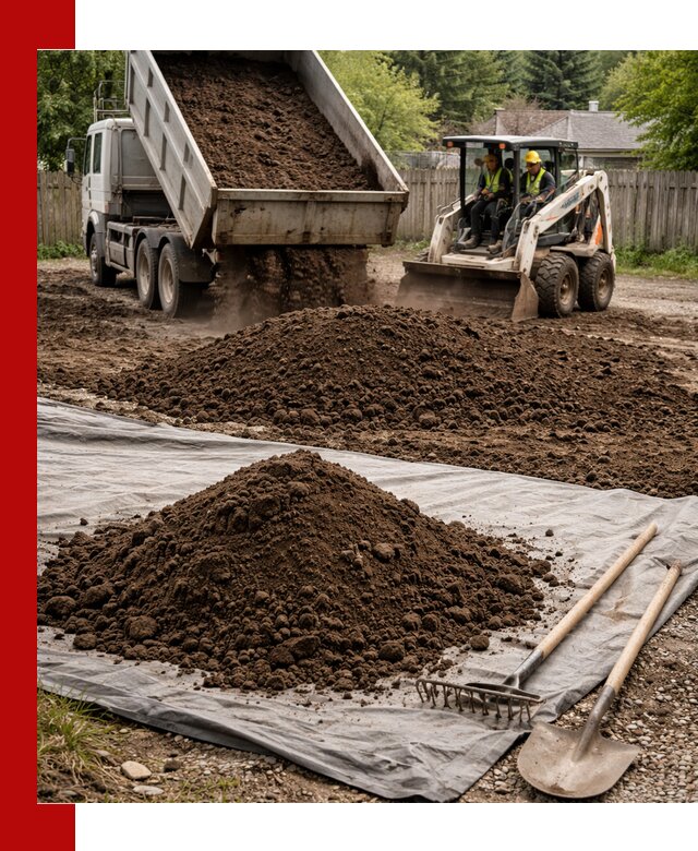 Грунт для отсыпки участка с доставкой в Тихорецке