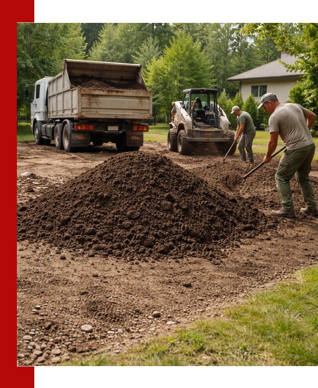 Доставка и укладка грунта для газона в Тихорецке