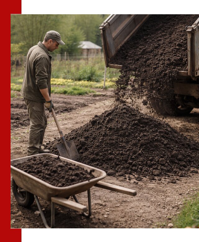 Доставка качественной земли для огорода в Тихорецке