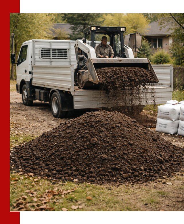 Доставка садовой земли в больших объёмах в Тихорецке