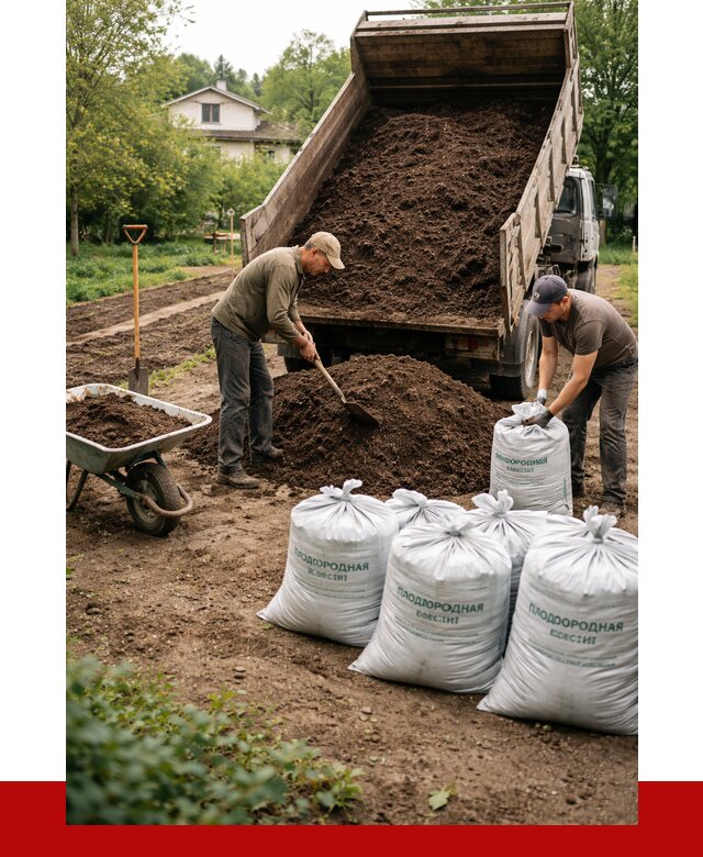 Плодородная смесь в Тихорецке от 4329 р./куб с доставкой | ПРОНЕРУДТхр
