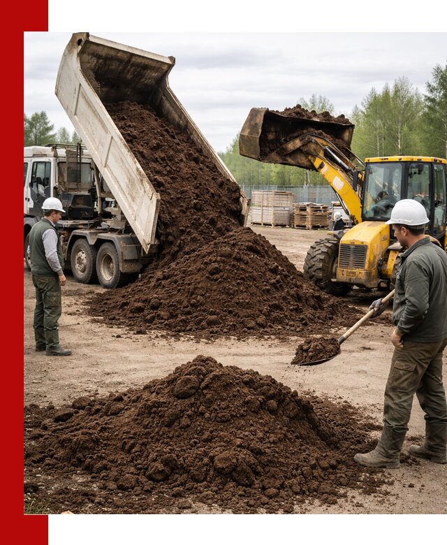 Доставка торфа оптом и в мешках в Тихорецке