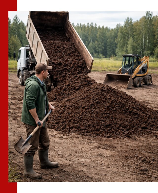 Купить верховой торф с доставкой в Тихорецке для садоводства и растений