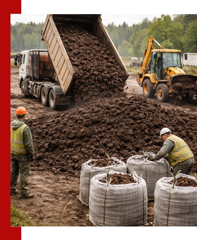 Доставка нейтрального торфа в Тихорецке оптом и в розницу